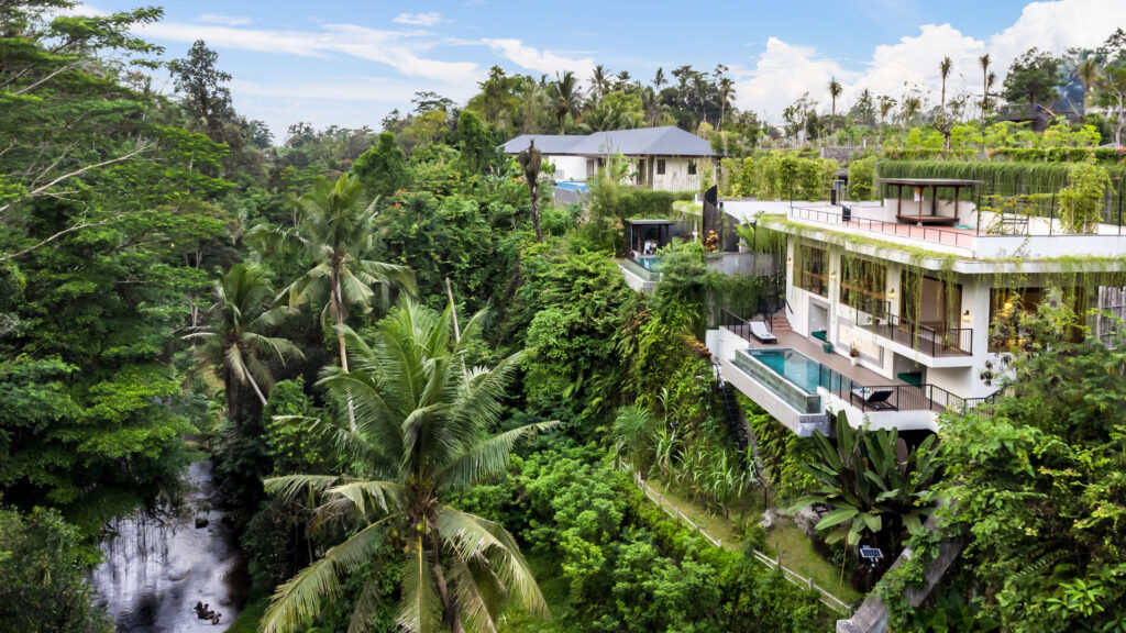 01 Pala Ubud Villa Batur Modern Tropical Cliff Top Villa 9 - Island Events Co Bali