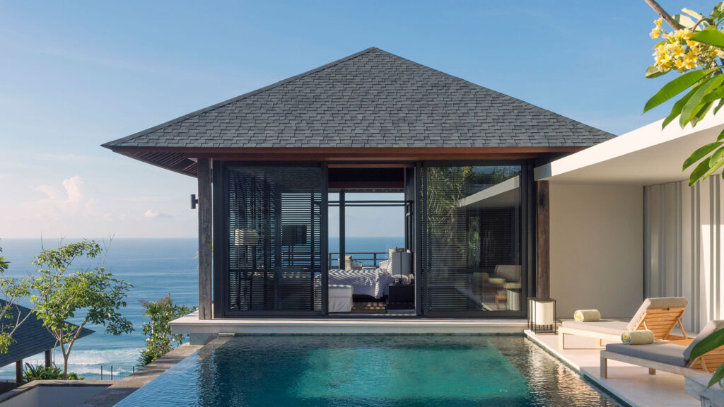 01 Sohamsa Ocean Estate Bali Villa Hamsa Opulent Master Bedroom By The Pool 3 - Island Events Co Bali