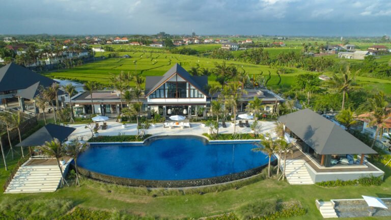 01 Tirtha Bayu Villa II Aerial View From The Ocean 15 - Island Events Co Bali