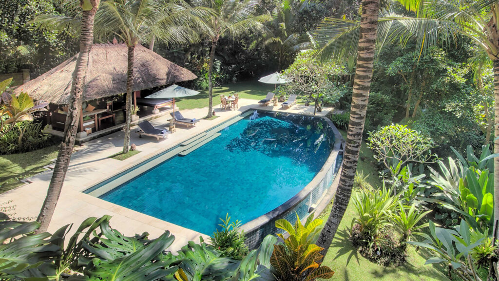01 Villa Alamanda Overview Of Pool Area 2 - Island Events Co Bali